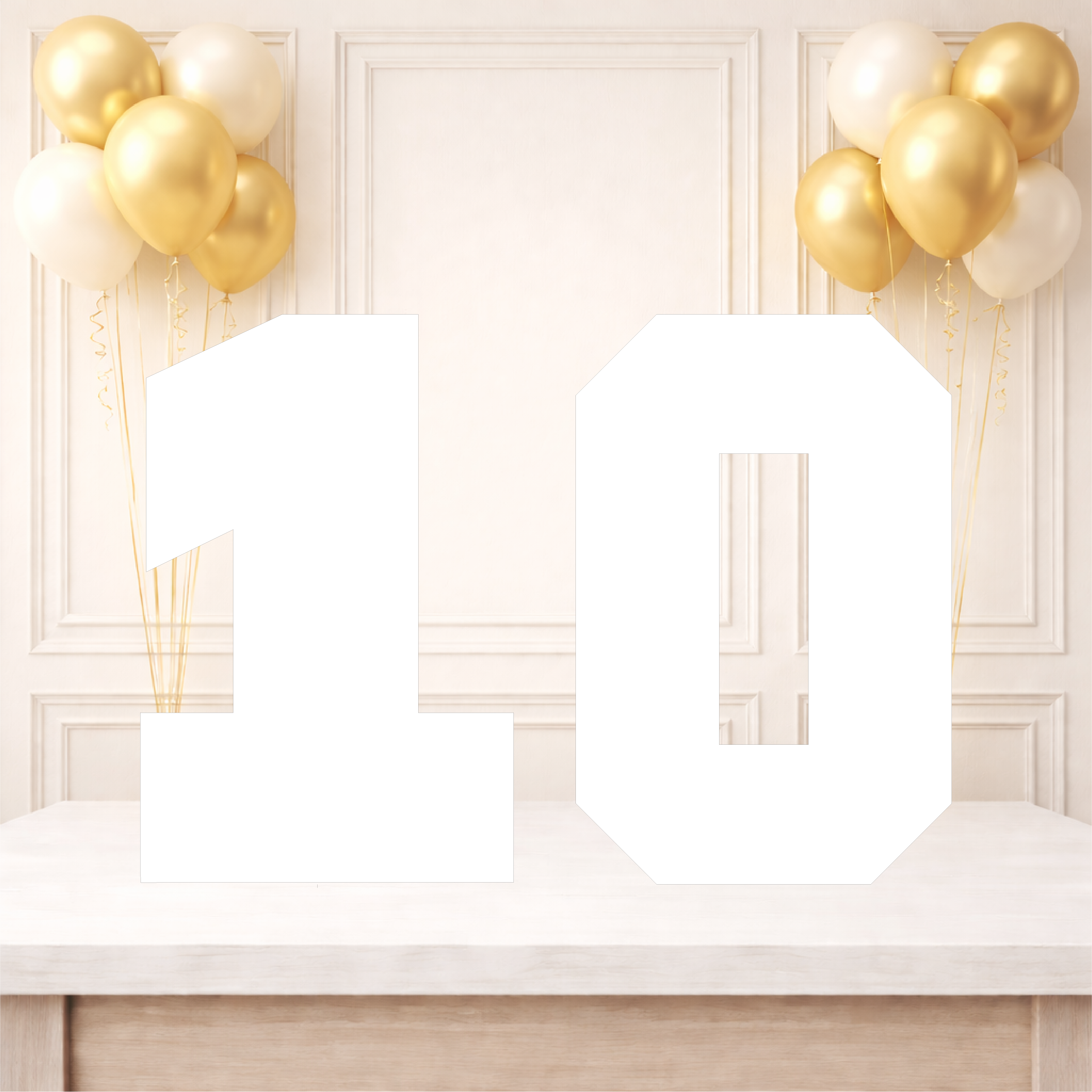 Plain Double Number Birthday Board