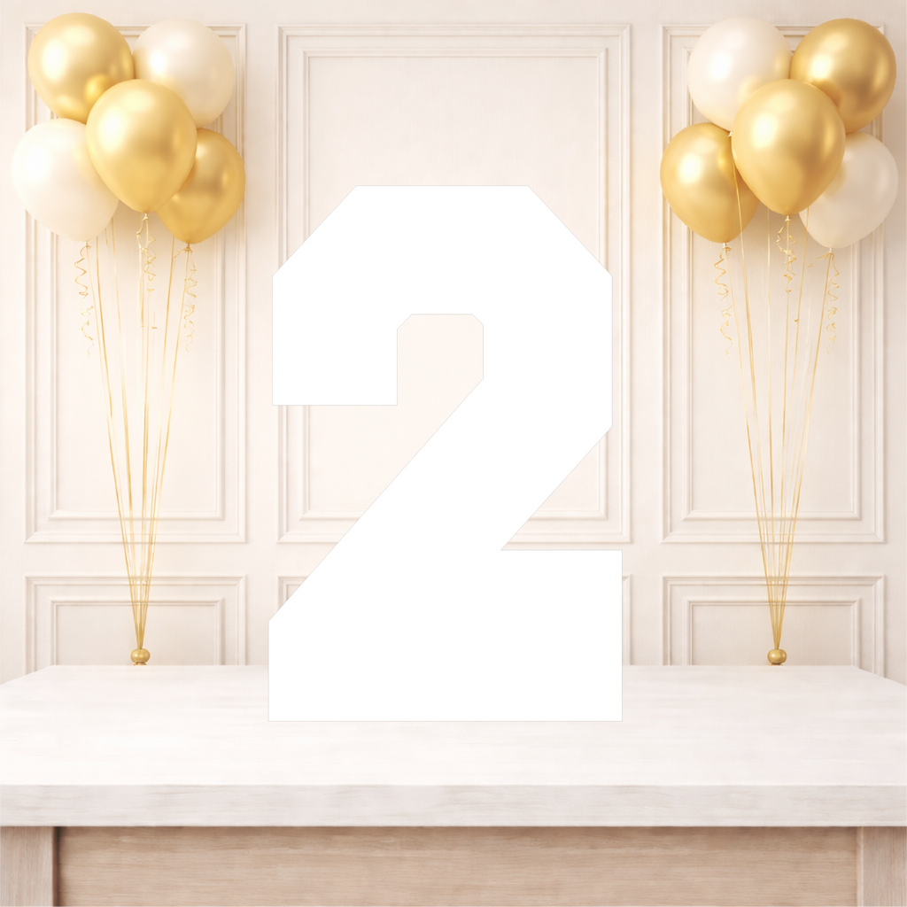 Plain Single Number Birthday Board