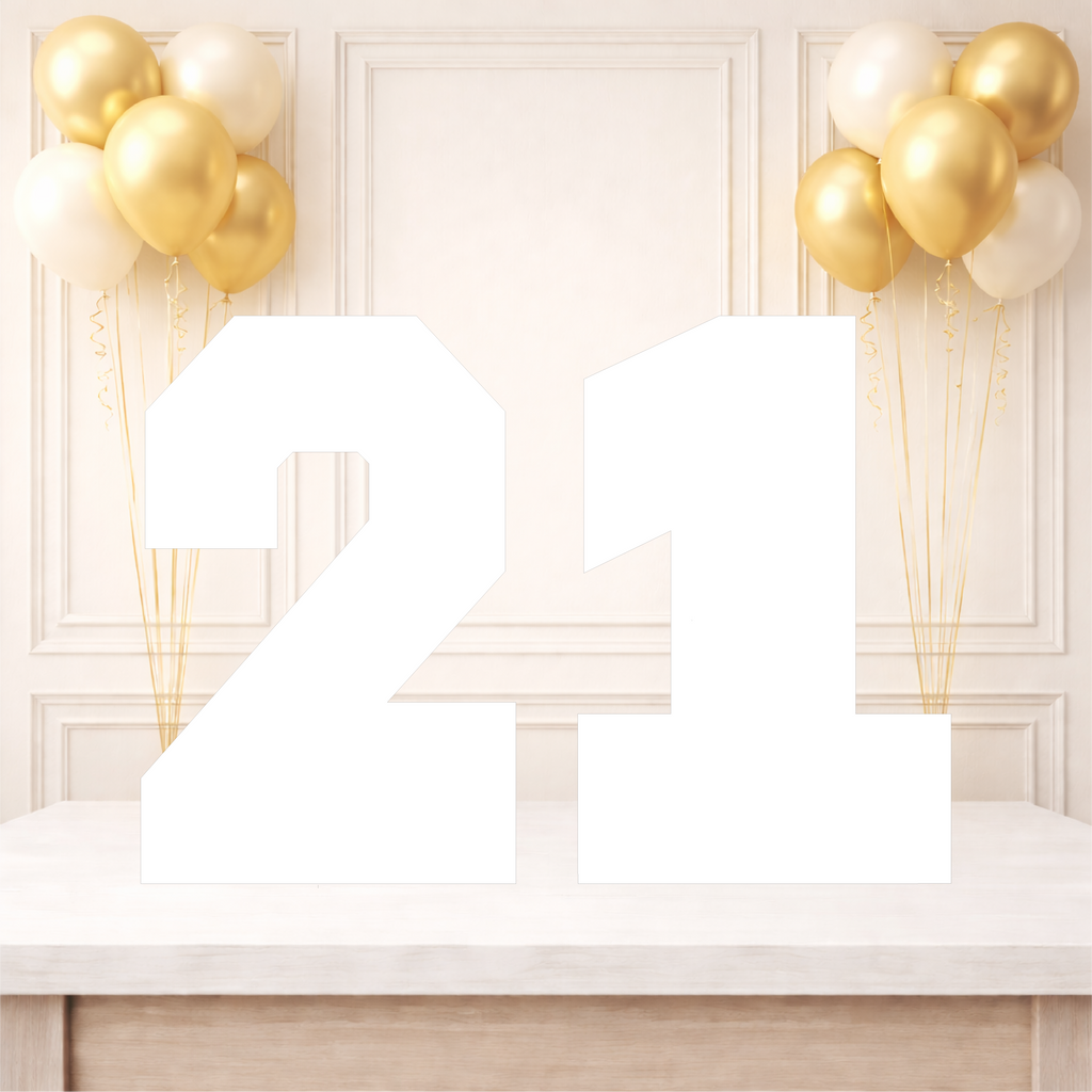 Plain Double Number Birthday Board