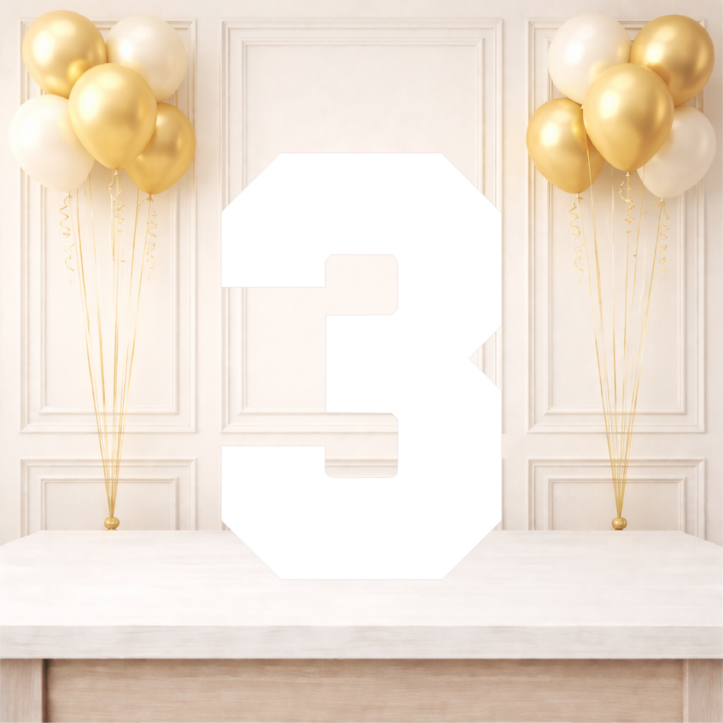 Plain Single Number Birthday Board