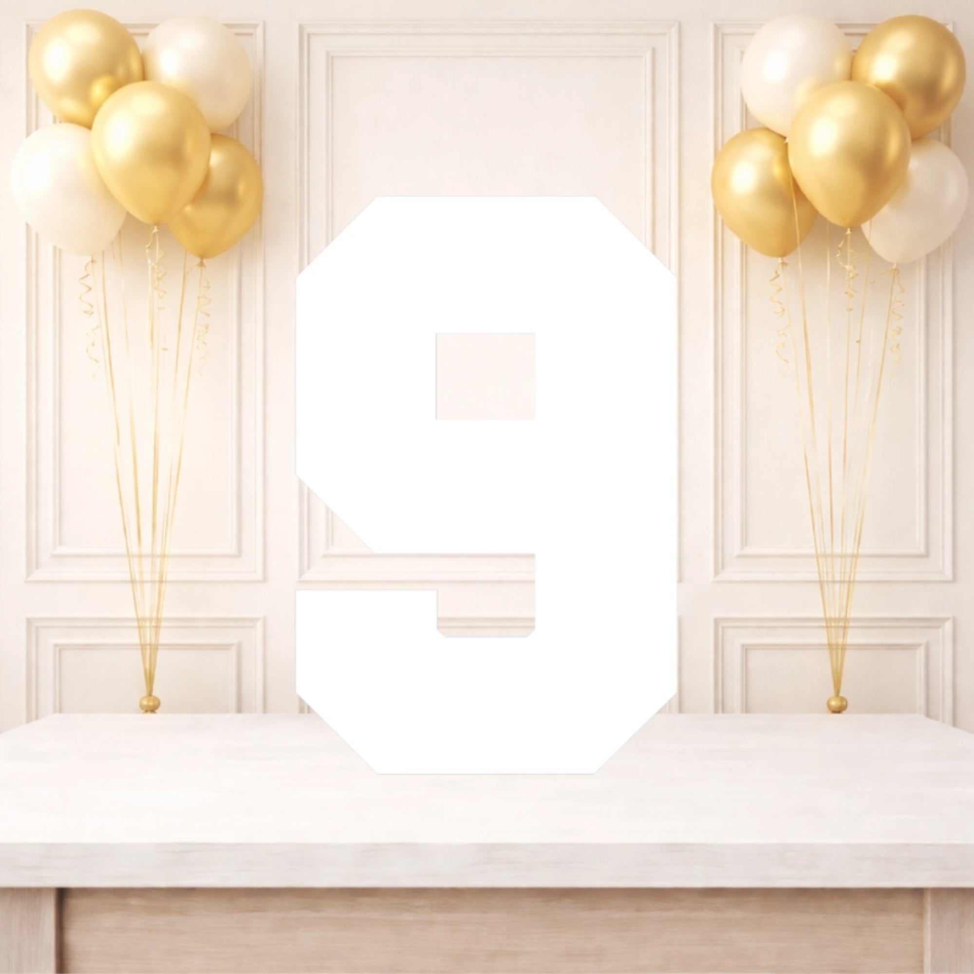 Personalised 9th Birthday Photo Collage Board