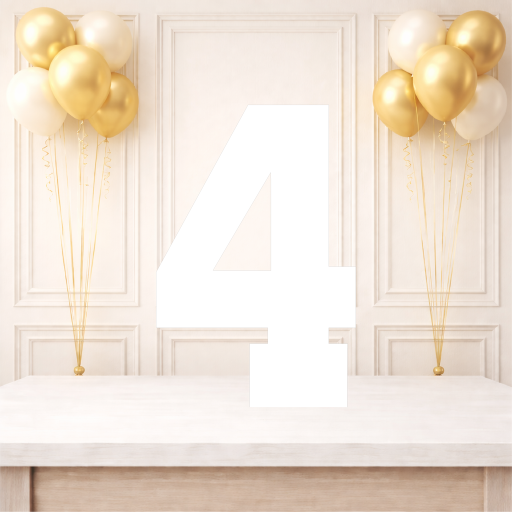 Plain Single Number Birthday Board