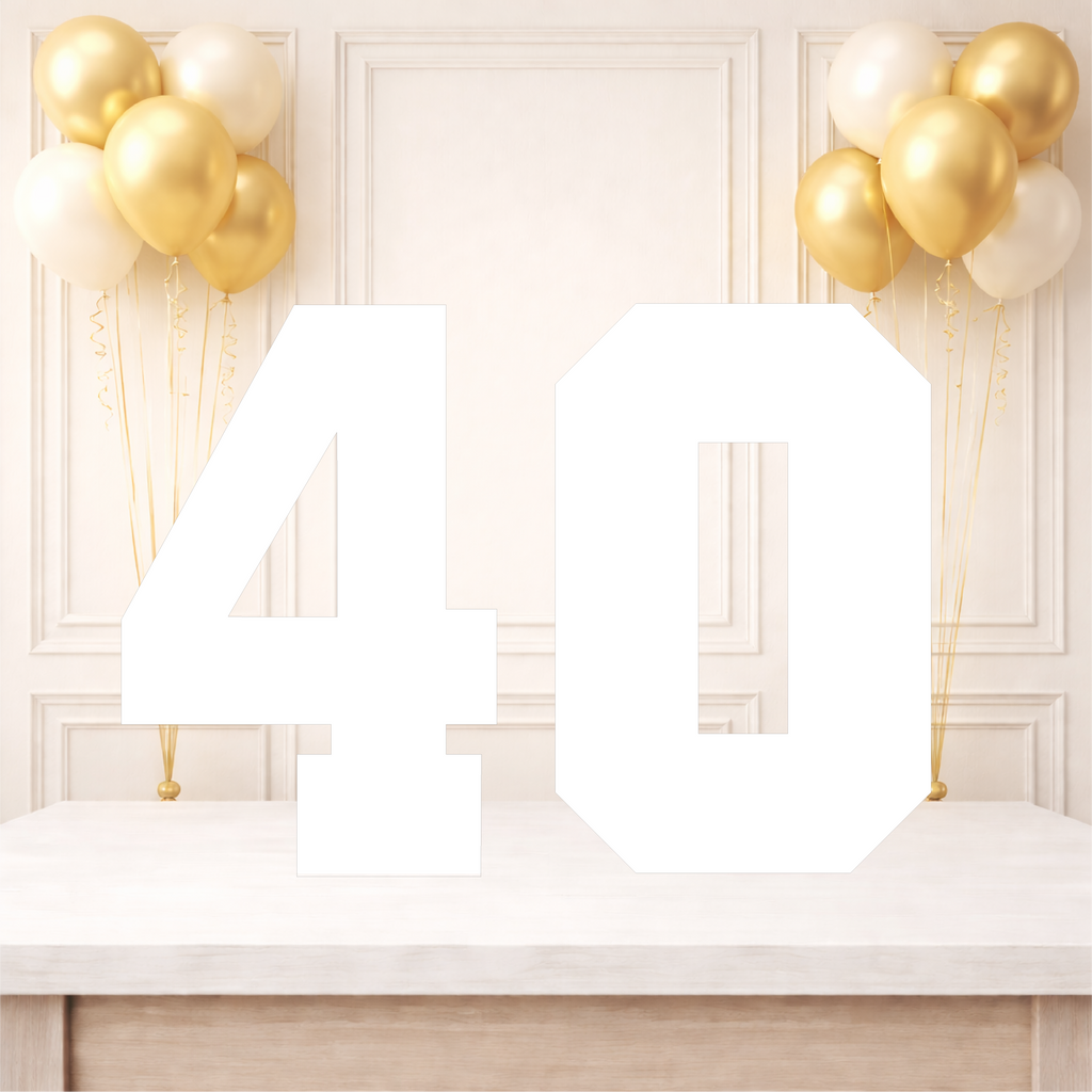 Plain Double Number Birthday Board