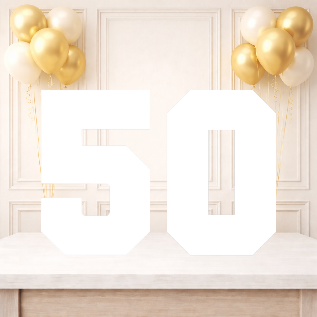 Plain Double Number Birthday Board