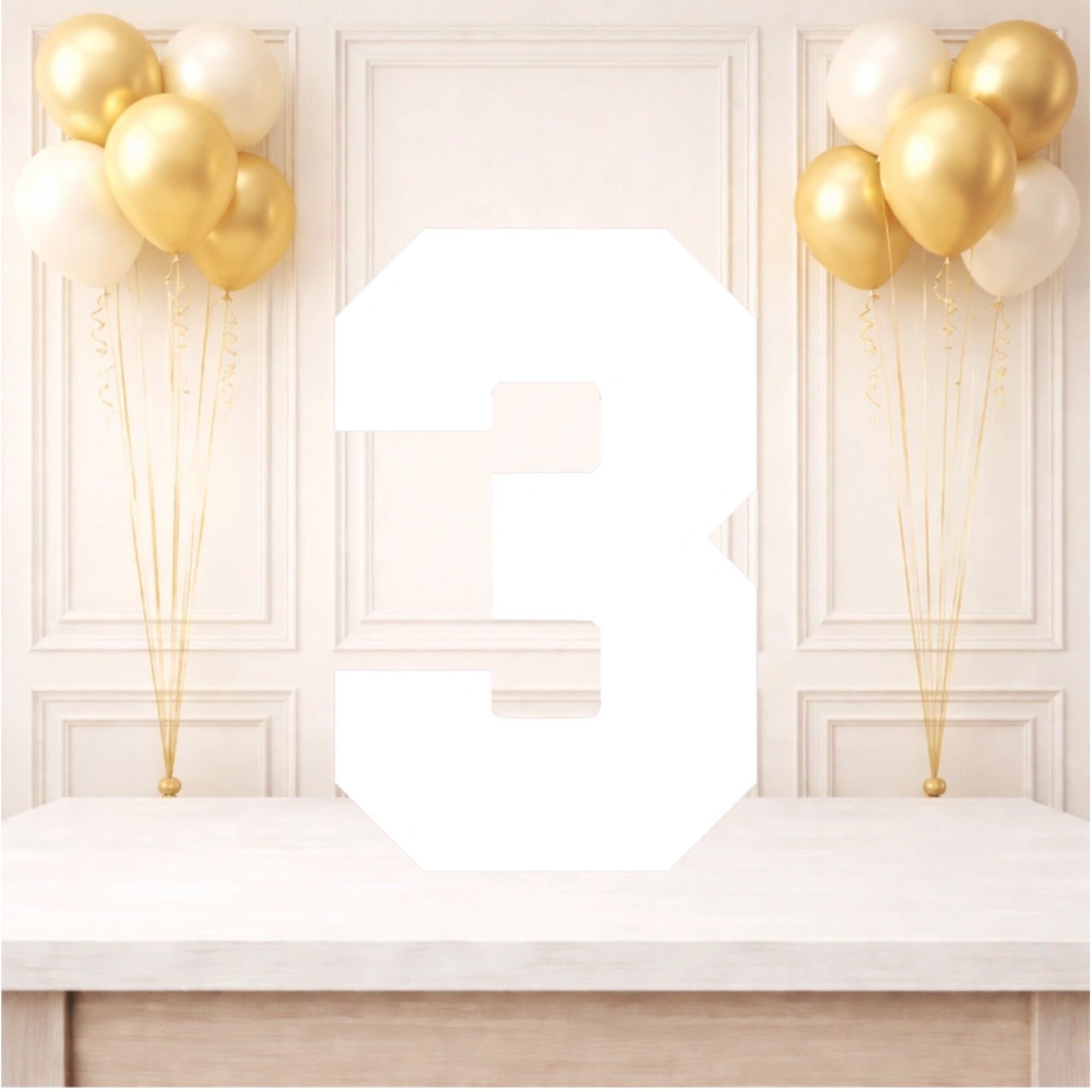 Personalised 3rd Birthday Photo Collage Board