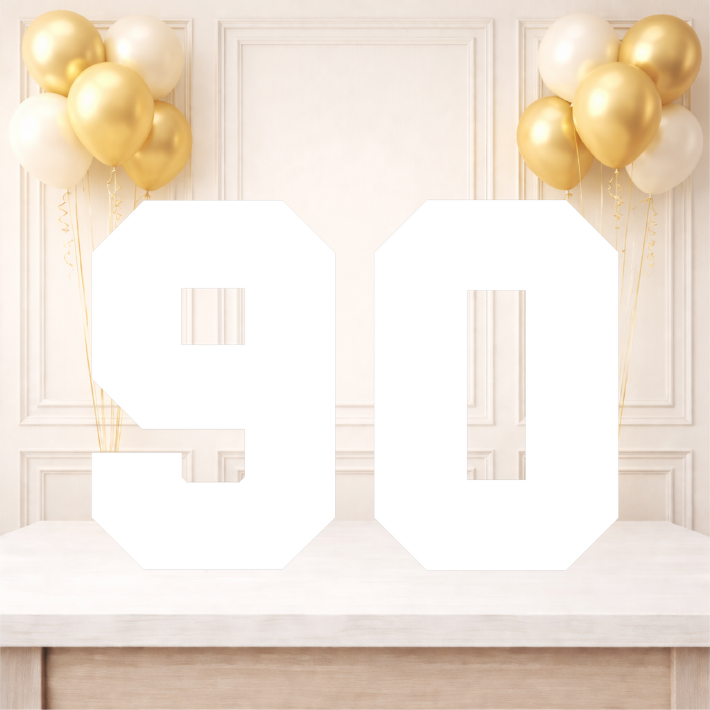 Plain Double Number Birthday Board