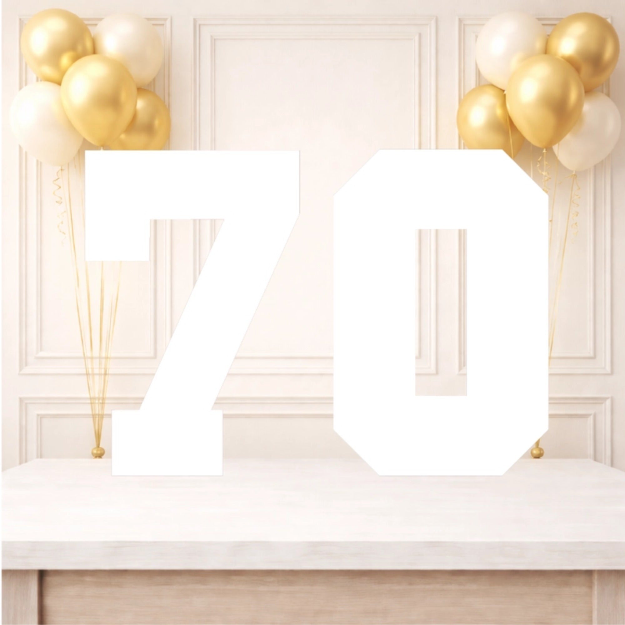 Personalised 70th Birthday Photo Collage Board