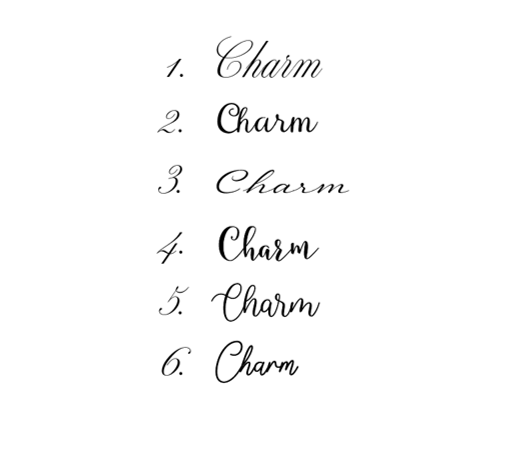 Name Cake Charm