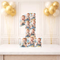 Personalised 1st Birthday Photo Collage Board- 10 Photos