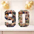 Personalised 90th Birthday Photo Collage Board
