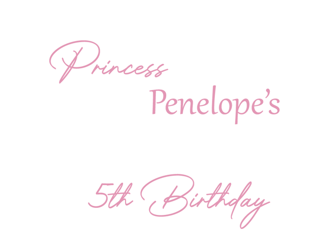 Princess Themed Sailboard Vinyl Decal: Custom Design, Event Signage, DIY