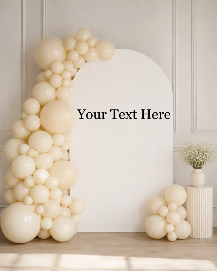 Custom Sail Board Vinyl Decal (1 line) | Personalised Arch Board Lettering | Choose Your Own Font