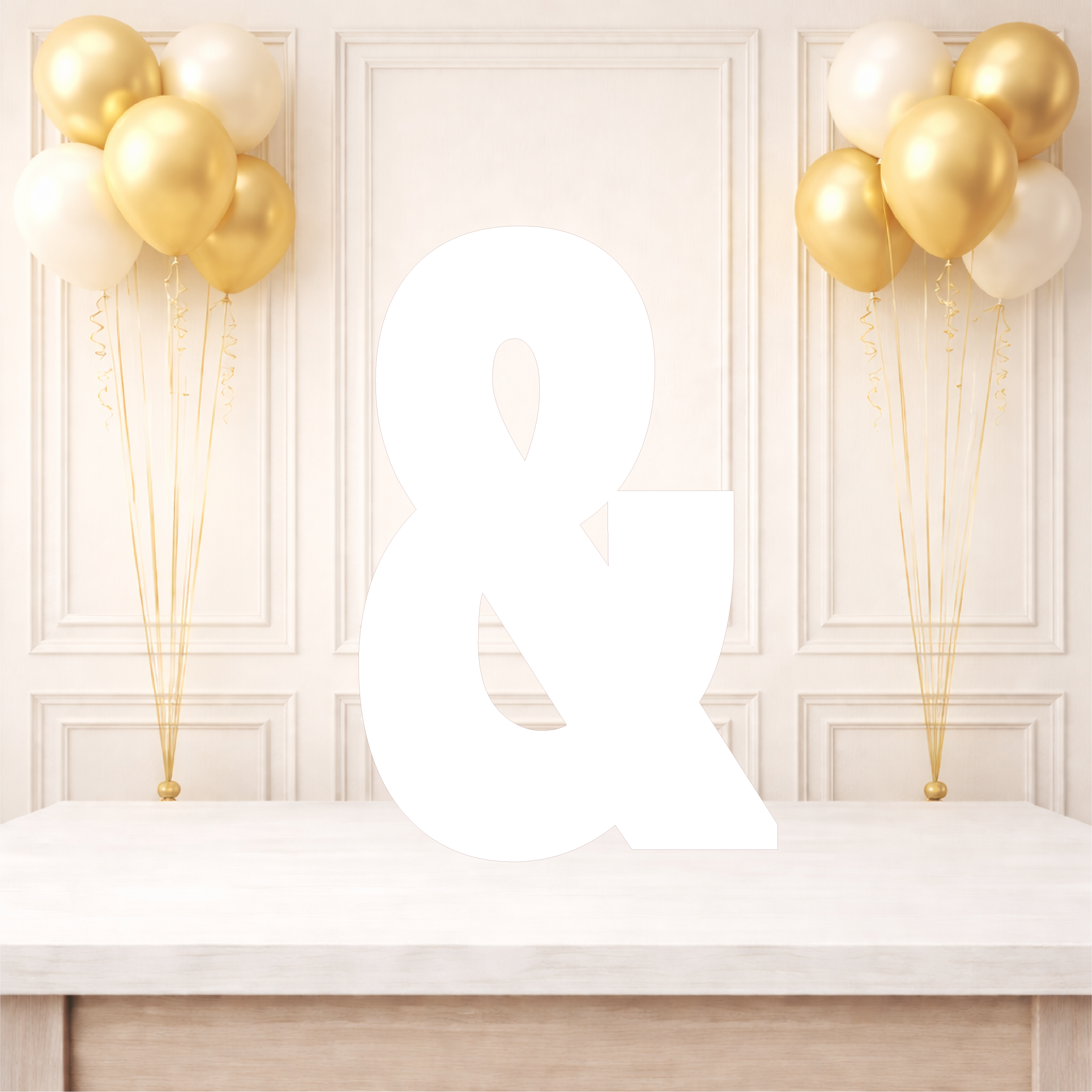 Personalised Ampersand '&' Photo Collage Board