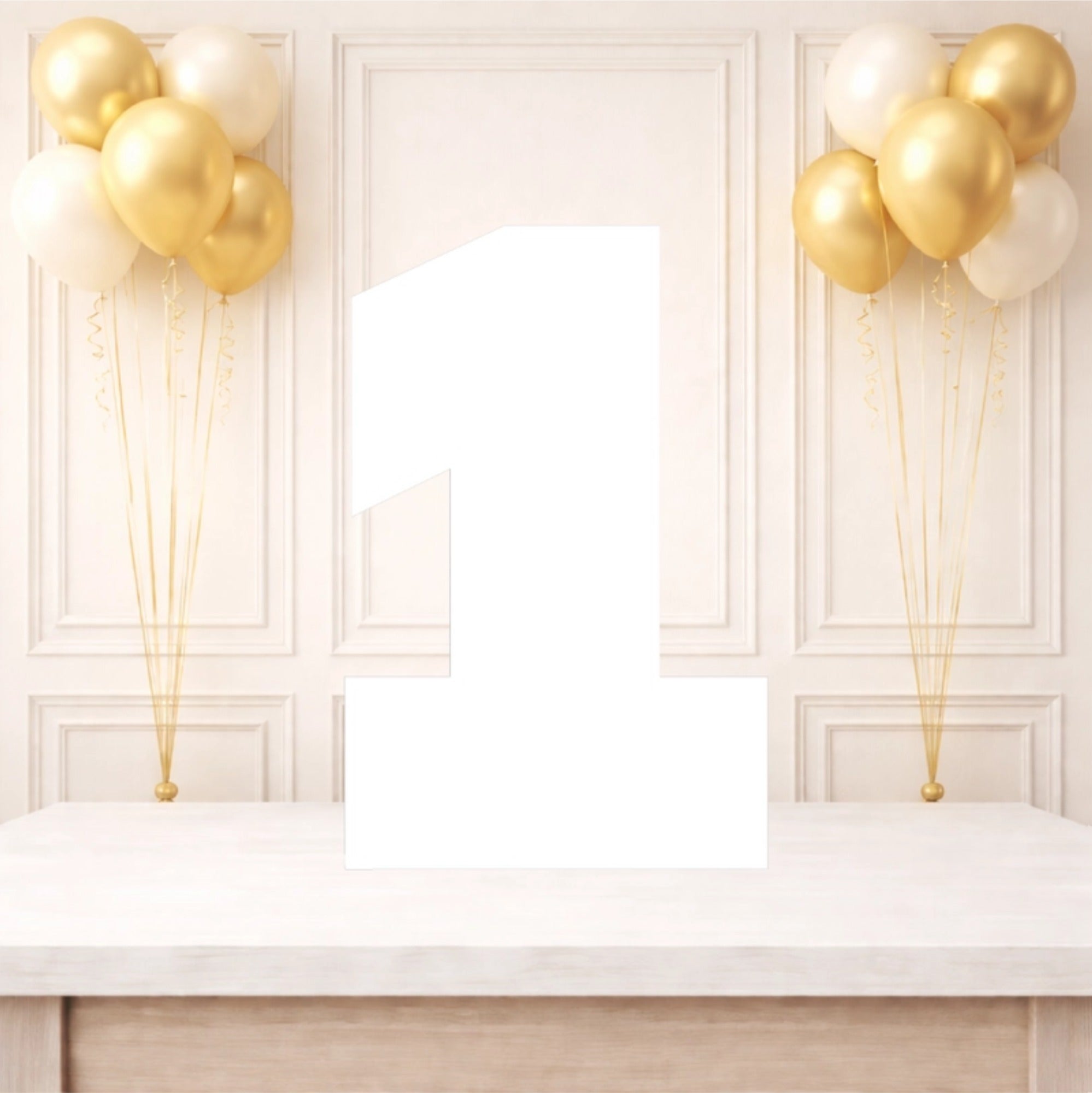 Plain Single Number Birthday Board